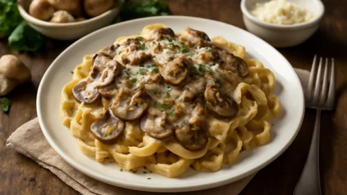 Tagliatelle z sosem grzybowym – włoska klasyka na polskim stole