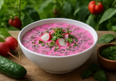 Chłodnik domowy: letnia miska pełna ogrodowych aromatów krok po kroku