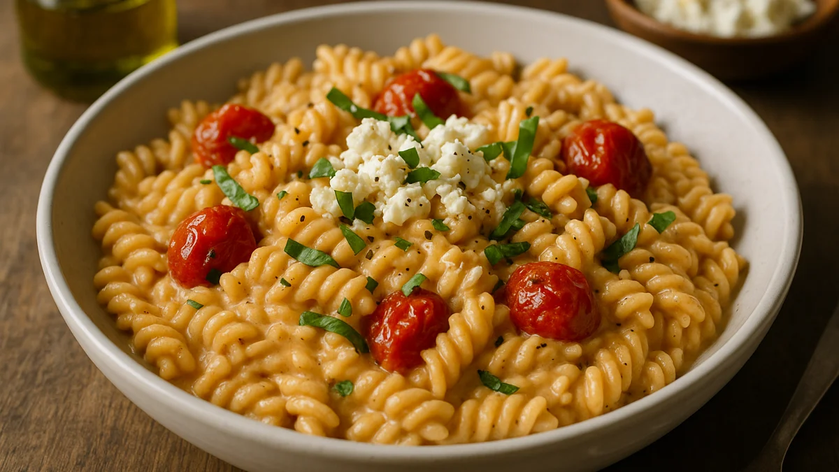 Feta Pasta: Przepis na Kremowy Makaron z TikToka, Który Podbił Świat